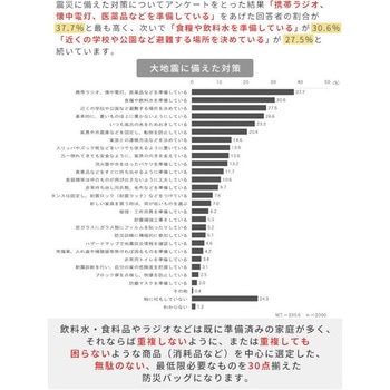 防災セット(災害対策30点セット) YAMAZEN(山善)
