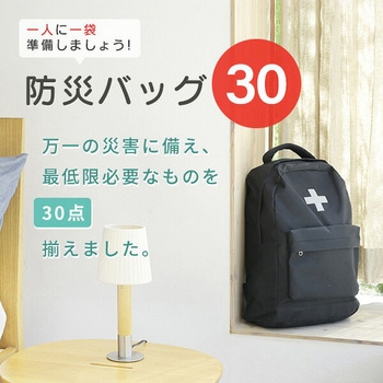 防災セット(災害対策30点セット) 防災士監修 防災バッグ YAMAZEN(山善)