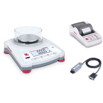 ポータブル天びん(ナビゲーターシリーズ)+プリンタ+RS232インターフェイスキットセット オーハウス