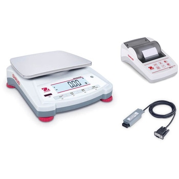 ポータブル天びん(ナビゲーターシリーズ)+プリンタ+RS232インターフェイスキットセット オーハウス