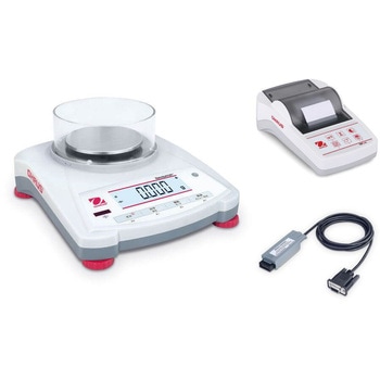 ポータブル天びん(ナビゲーターシリーズ)+プリンタ+RS232インターフェイスキットセット オーハウス