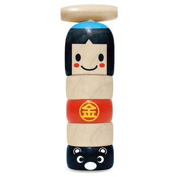 金太郎だるま落し(木製玩具) アーテック(学校教材・教育玩具)