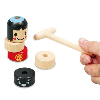 金太郎だるま落し(木製玩具) アーテック(学校教材・教育玩具)