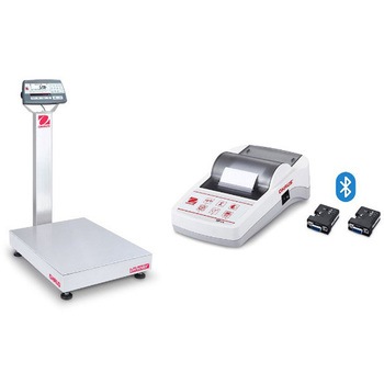 台はかり(ディフェンダー5000シリーズ)+プリンタ(Bluetoothモデル)セット オーハウス
