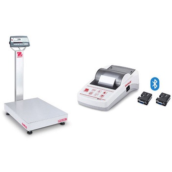 台はかり(ディフェンダー5000シリーズ)+プリンタ(Bluetoothモデル)セット オーハウス