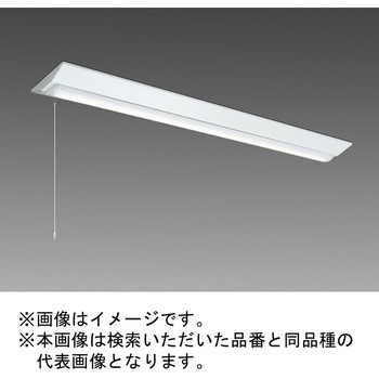 LEDライトユニット形ベースライト Myシリーズ 40形 直付形 逆富士タイプ プルスイッチ付 三菱電機