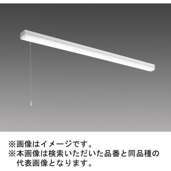LEDライトユニット形ベースライト Myシリーズ 40形 直付形 トラフタイプ プルスイッチ付 三菱電機