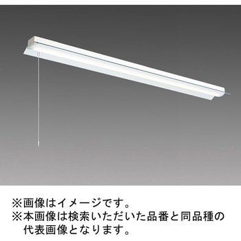 LEDライトユニット形ベースライト Myシリーズ 40形 直付形 笠付タイプ プルスイッチ付 三菱電機