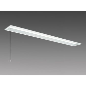 LEDライトユニット形ベースライト Myシリーズ 40形 埋込形 下面開放タイプ プルスイッチ付 三菱電機