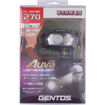 Va 03r Ledヘッドライト Usb充電式 オーヴァ Va 03r 1個 Gentos 通販サイトmonotaro 1233