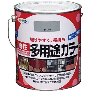 アサヒペン カラーサビ鉄用 １．６Ｌ 白 ４缶セット