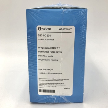 25ΦGD/Xシリンジフィルター PTFE Whatman(ワットマン)