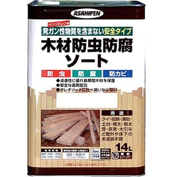 木材防虫防腐ソート アサヒペン