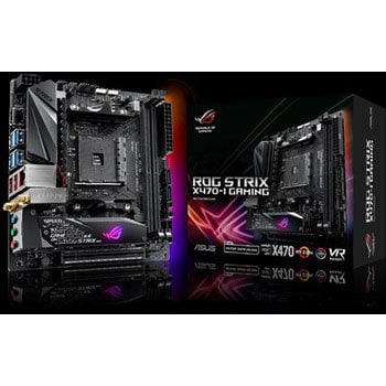 ROG STRIX X470-I GAMING ASUS(Mini-ITX) ROG STRIX X470-I GAMING 1台 ...