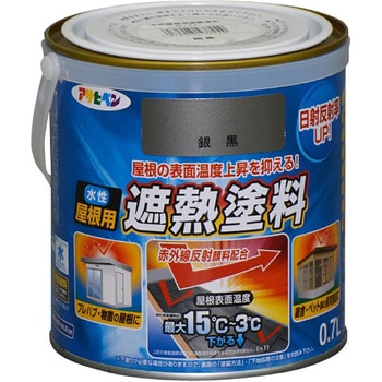 水性屋根用遮熱塗料 アサヒペン