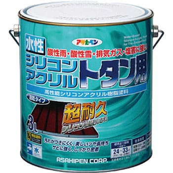 水性シリコンアクリルトタン用 1缶(3L) アサヒペン 【通販サイトMonotaRO】