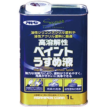 高溶解性ペイントうすめ液 アサヒペン