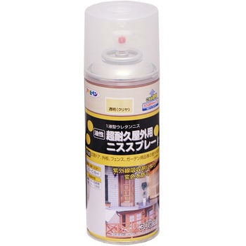 油性超耐久屋外用ニススプレー アサヒペン