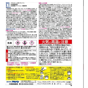 プラスチック用プライマー アサヒペン