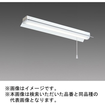 LEDライトユニット形ベースライト Myシリーズ 20形 直付形 笠付タイプ プルスイッチ付 三菱電機