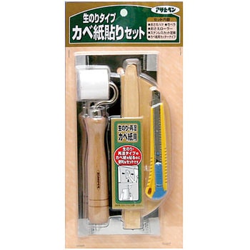 生のりタイプカベ紙貼りセット アサヒペン