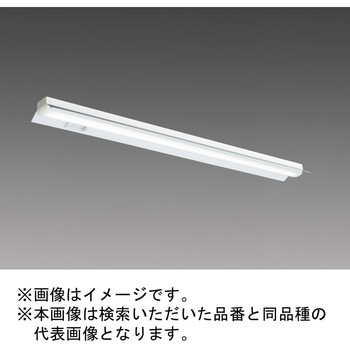 LEDライトユニット形ベースライト Myシリーズ 40形 直付形 笠付タイプ 人感センサ付 中天井用 三菱電機