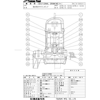 50TM2.4 海水用水中チタンポンプ (マリンメイト・バンクスシリーズ) TM