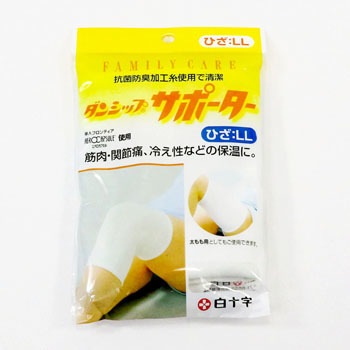 - FC ダンシップ サポーター ひざ 白十字 18875176