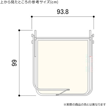 折りたたみ式フィッティングルーム本体 ミラー高さ120cmタイプ - ストア・エキスプレス