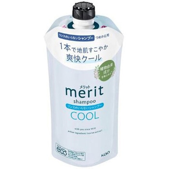 メリット リンスインシャンプークール つめかえ用 花王
