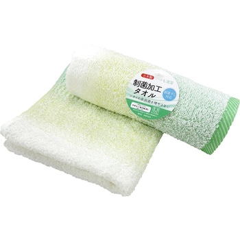 日本製泉州 制菌加工フェイスタオル2枚組 ノモス - 林