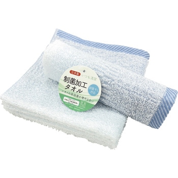 日本製泉州 制菌加工ウォッシュタオル3枚組 ノモス 林