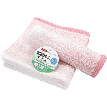 日本製泉州 制菌加工ウォッシュタオル3枚組 ノモス 林