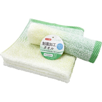 日本製泉州 制菌加工ウォッシュタオル3枚組 ノモス 林