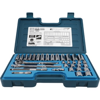 12733 3/8DR MM ソケットレンチセット 1セット(33個) SIGNET