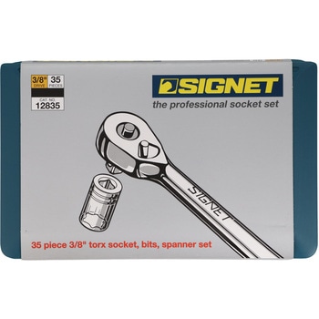 12835 3/8SQ ヘクスローブソケットセット 1セット SIGNET