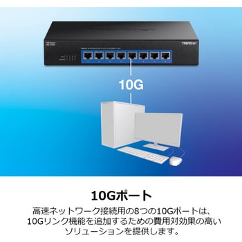 6ポートマルチギガスイッチ TRENDnet