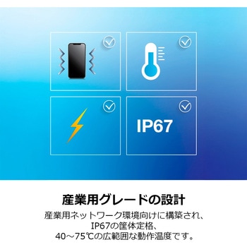 産業用防水ギガビットPoE+エクステンダー TRENDnet