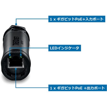 産業用防水ギガビットPoE+エクステンダー TRENDnet