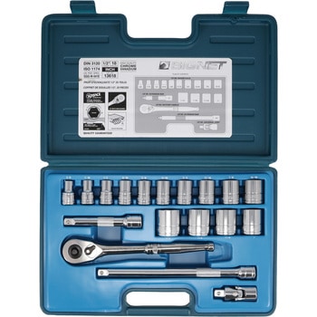13618 1/2DR インチ ソケットレンチセット 1セット(18個) SIGNET