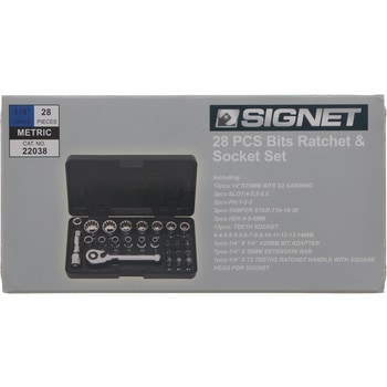 1/4DR スプラインソケット&ビットセット SIGNET(シグネット)