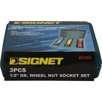 1/2DRホイルナット用薄肉インパクトソケットセット SIGNET(シグネット)