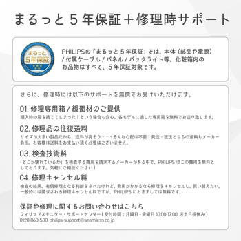 液晶ディスプレイ 21.5型/1920×1080/HDMI、D-Sub/ブラック/スピーカー：あり/5年間フル保証/省資源化パッケージ Philips