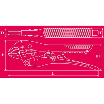 フルオートタイプグリッププライヤ スーパーツール