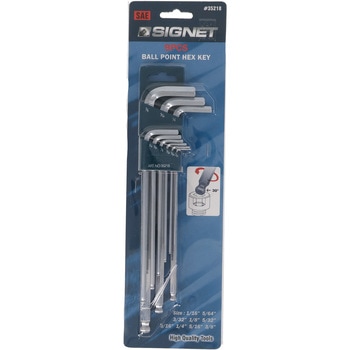 インチ ロングボール 六角レンチセット SIGNET(シグネット)