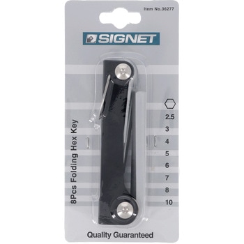 折りたたみ式ヘックスレンチセット SIGNET(シグネット)