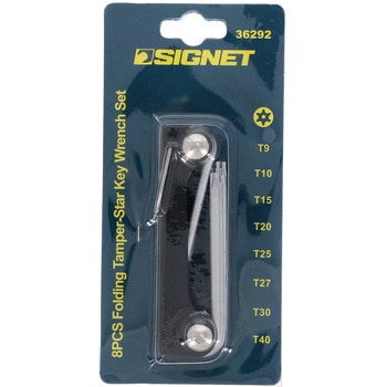 イジリ止ヘクスローブレンチセット (オリタタミシキ) SIGNET(シグネット)