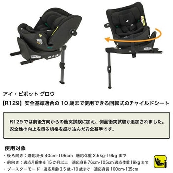 Joie チャイルドシート アイ・ピボット グロウ (新生児から10歳頃まで) カトージ