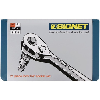 1/4DR 21PC インチ ソケットレンチセット SIGNET(シグネット)