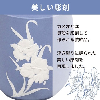 カメオブルー4寸 フィットポスト